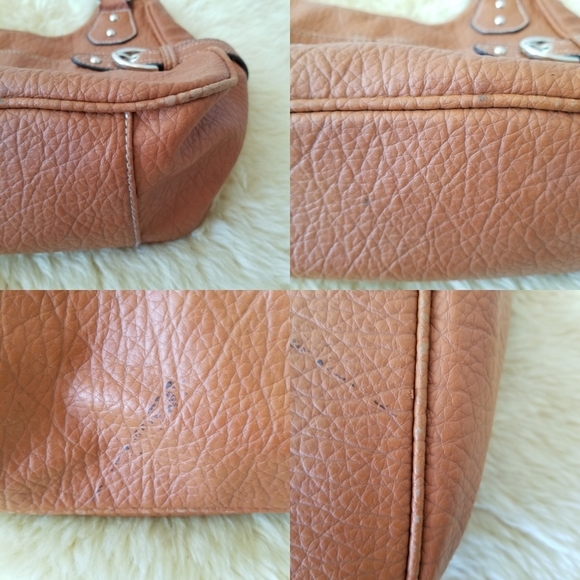 👠 Faux Leather Brown Slouchy Purse - Picture 13 of 14